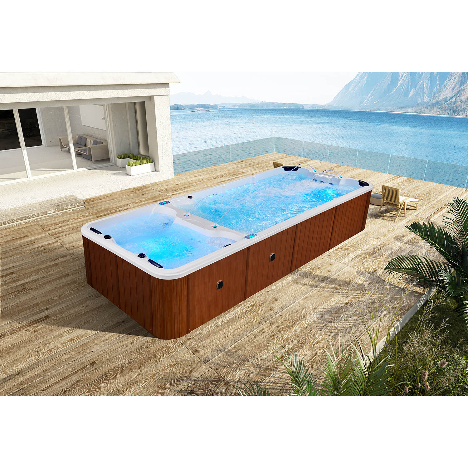 Плавательный спа бассейн Mexda WS-S06 (рис.2) Плавательный спа бассейн Mexda WS-S06 (рис.2)